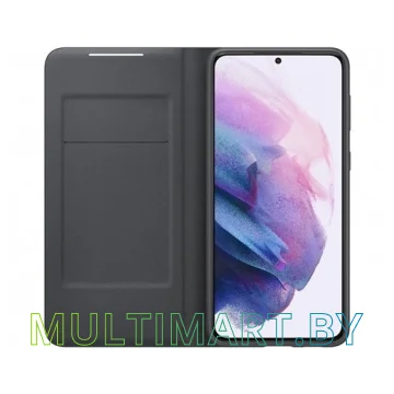 Чехол Samsung Smart LED View Cover для Galaxy S21+ (черный) картинка 2